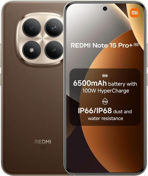 Xiaomi Redmi Note 15 Pro+ 8/256GB Mocha Brown J1302 фото