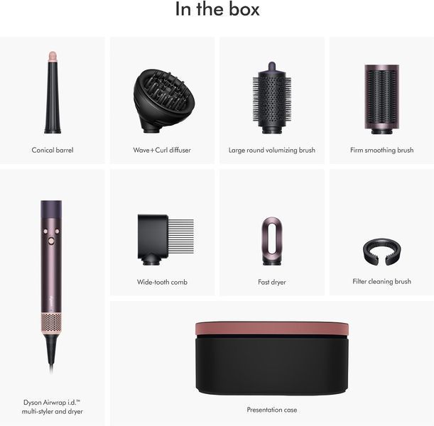 Dyson Airwrap i.d. HS08 Multi-styler and dryer Curly+Coily Jasper Plum (599040-01) AD2302 фото