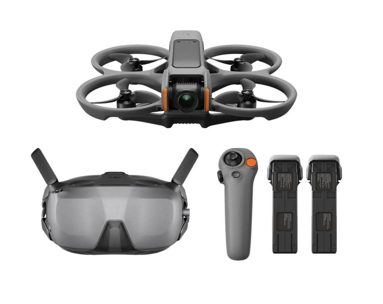 FPV дрон DJI Avata 2 Fly Smart Combo Three Batteries (CP.FP.00000265.01) XT4421 фото