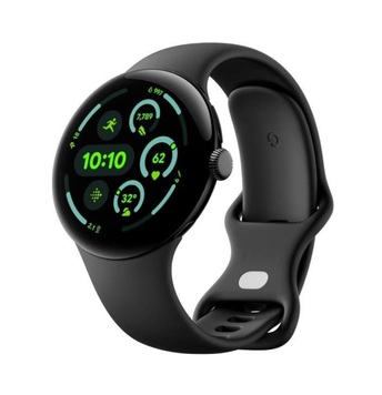 Google Pixel Watch 3 45 mm Wi-Fi Matte Black Aluminum Case/Obsidian Active Band IT0067 фото