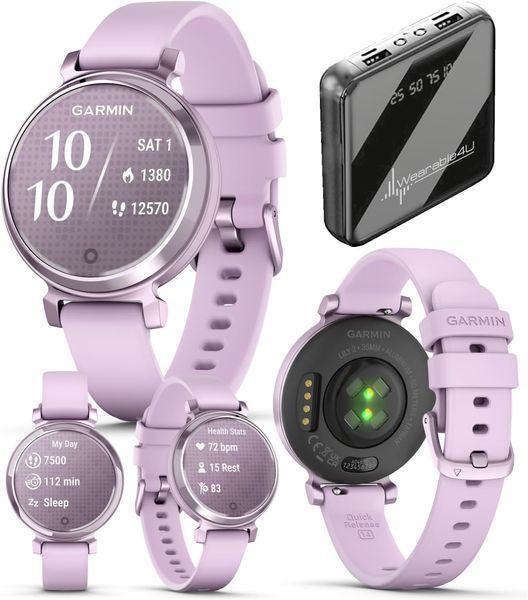 Garmin Lily 2 Metallic Lilac with Lilac Silicone Band (010-02839-01/21) SV8022 фото