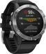 Garmin Fenix 6 Solar Silver with black band (010-02410-00) E7102 фото 3