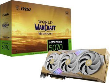 MSI GeForce RTX 5070 12G World of Warcraft MIDNIGHT LIGHT EDITION OC (912-V532-252) D2020 фото