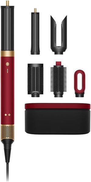 Мультистайлер Dyson Airwrap Co-anda2x Multi Hair Styler Straight+Wavy Red Velvet/Gold (176955-01) DA2234VT фото