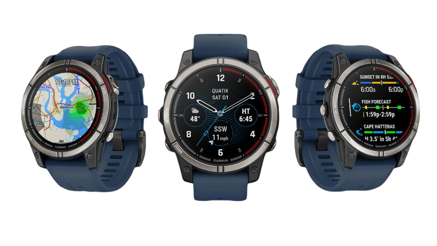 Garmin Quatix 7 Pro &ndash; Marine GPS Smartwatch with AMOLED Display (010-02803-80/81) AD2155 фото