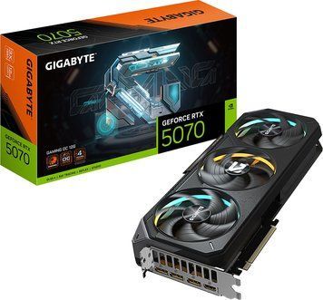 Відеокарта GIGABYTE GeForce RTX 5070 GAMING OC 12G (GV-N5070GAMING OC-12GD) DT2241 фото