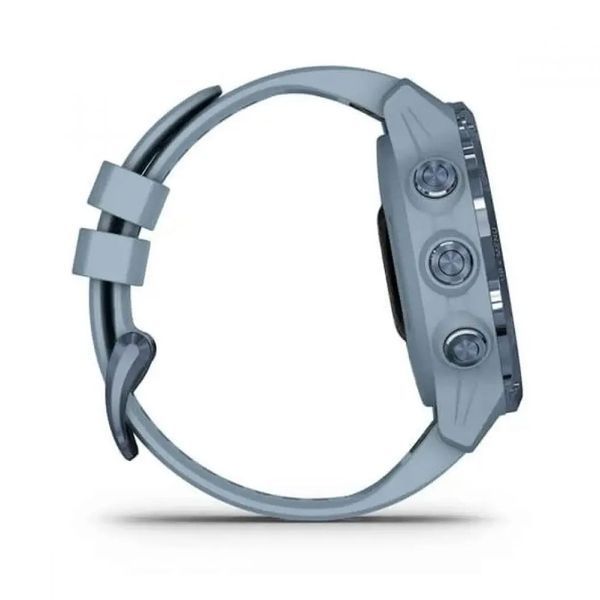 Смарт-годинник Garmin Descent Mk2S Mineral Blue with Sea Foam Silicone Band (010-02403-07/06) AK7195 фото