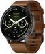 Garmin Venu 4 45 mm Slate with Brown Leather Band (010-03014-03) AD2157 фото 1