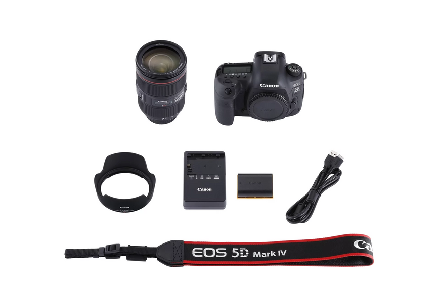 Зеркальный фотоаппарат Canon EOS 5D Mark IV kit (24-105mm f/4) L II IS USM (1483C030) FS1034 фото