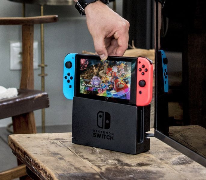 Nintendo Switch with Neon Blue and Neon Red Joy-Con (045496452629) E7067 фото