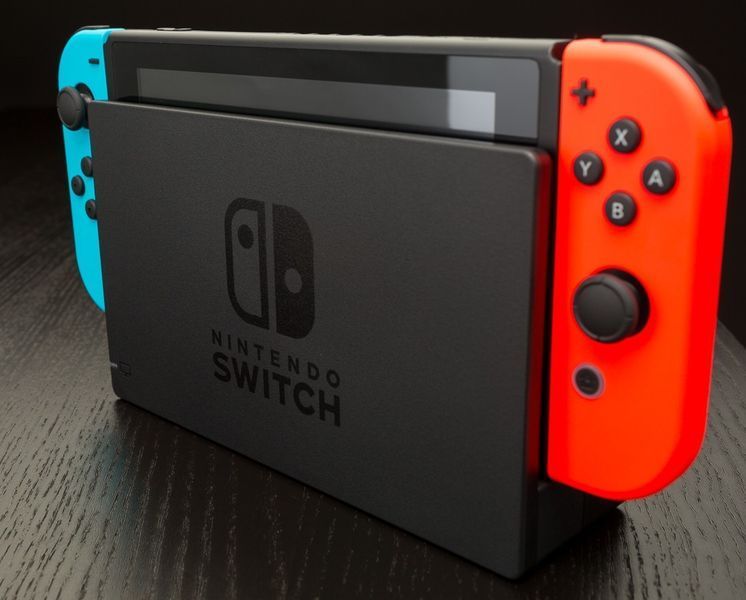 Nintendo Switch with Neon Blue and Neon Red Joy-Con (045496452629) E7067 фото