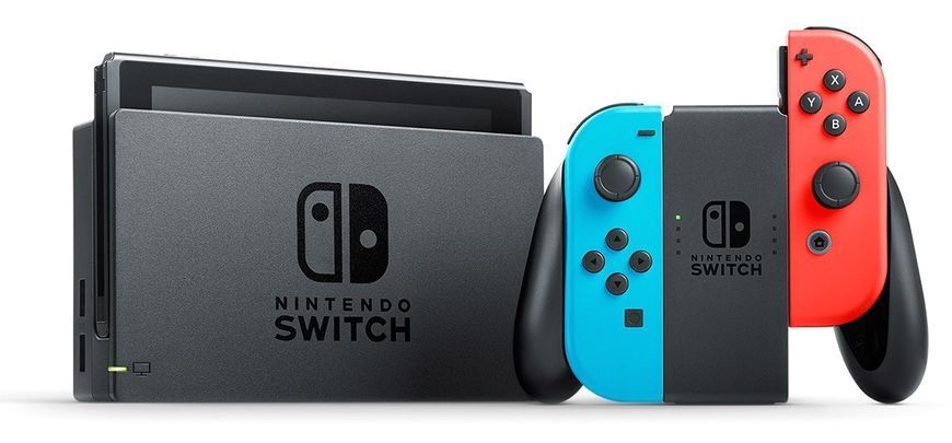 Nintendo Switch with Neon Blue and Neon Red Joy-Con (045496452629) E7067 фото