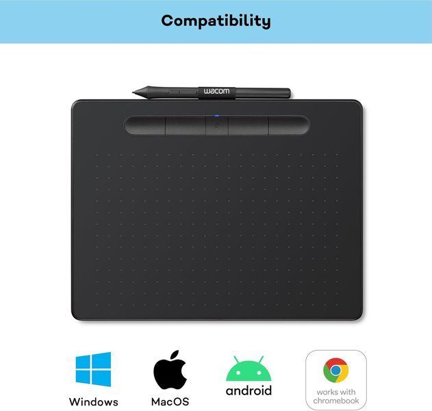 Wacom Intuos M Bluetooth Black (CTL-6100WLK-N) SV6012 фото