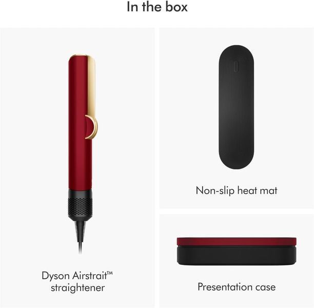 Стайлер (випрямляч) Dyson Airstrait HT01 Red Velvet/Gold EU (596931-01) D2998 фото