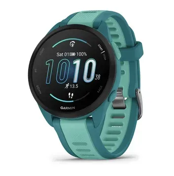 Смарт-годинник Garmin Forerunner 165 Music Turquoise/Aqua (010-02863-32/B2)