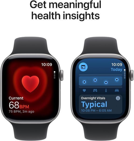 Смарт-годинник Apple Watch Series 11 GPS 46mm Space Gray Aluminum Case w. Black Sport Band - XL (MEW94+MXM53) TL1224 фото