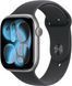 Смарт-годинник Apple Watch Series 11 GPS 46mm Space Gray Aluminum Case w. Black Sport Band - XL (MEW94+MXM53) TL1224 фото 1