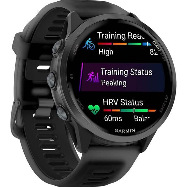 Garmin Forerunner 570 42mm Slate Gray Aluminum w. Translucent Black/Black Band (010-02970-00/40) XT1037AD фото