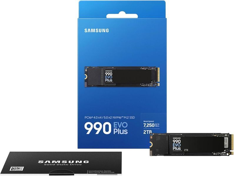 Samsung 990 EVO Plus 2 TB (MZ-V9S2T0BW) IT3045G фото