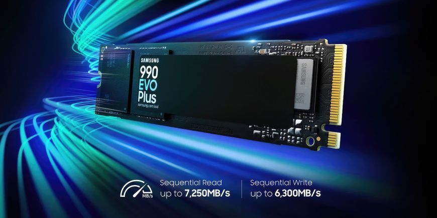 Samsung 990 EVO Plus 2 TB (MZ-V9S2T0BW) IT3045G фото