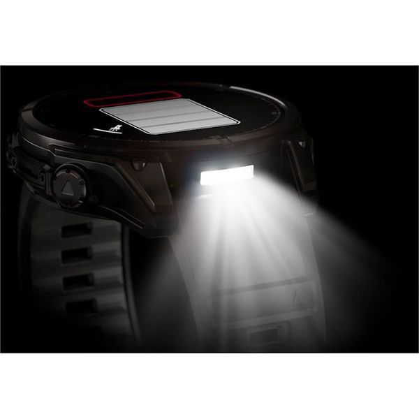 Смарт-годинник Garmin Fenix 8 47mm AMOLED Sapphire Carbon Gray DLC Titanium w. Black/Pebble Gray B. (010-02904-20/21/29) DA2241KR фото