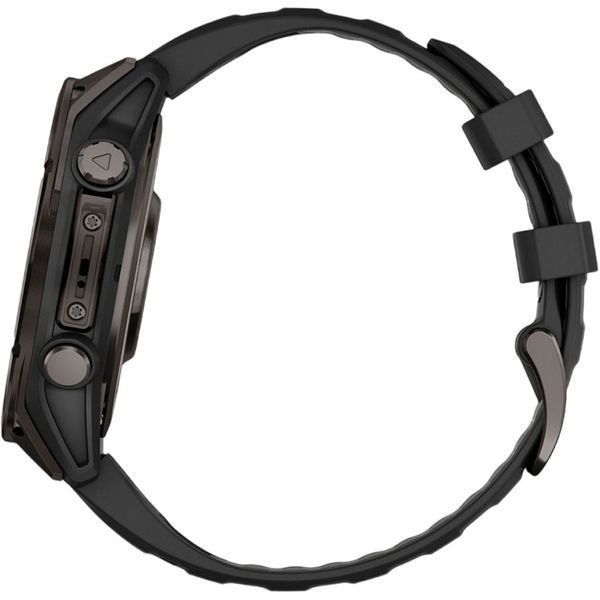 Смарт-годинник Garmin Fenix 8 47mm AMOLED Sapphire Carbon Gray DLC Titanium w. Black/Pebble Gray B. (010-02904-20/21/29) DA2241KR фото