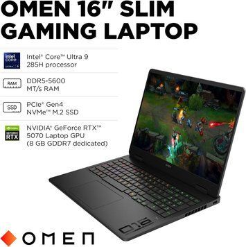 Ноутбук HP Omen Slim 16-an0075 (B94T1UA) X1142 фото