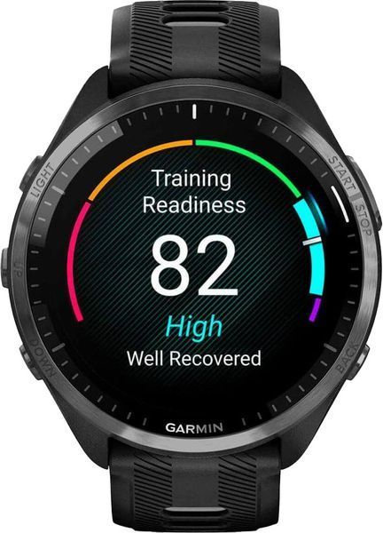 Garmin Forerunner 965 Carbon Gray Titanium Bezel w. Blk Case Blk/Powder Gray S. Band (010-02809-00/10/80) DA6TX4EG7TL фото