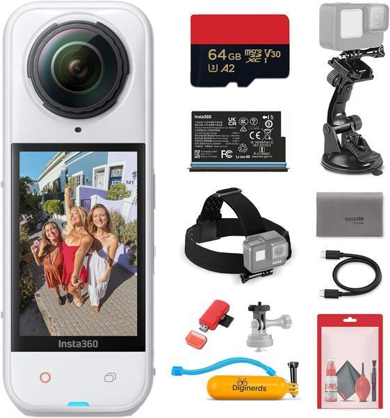 Insta360 X5 Standard Bundle Satin White Limited Edition (CINSAAHA_X532) D2990 фото
