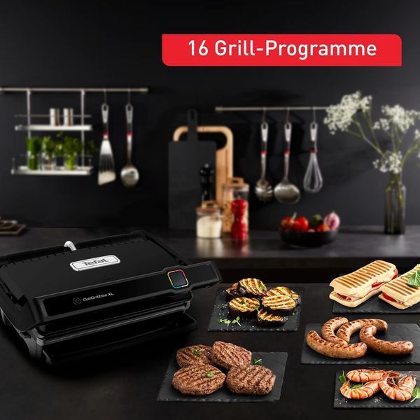 Електрогриль притискний Tefal Optigrill+ XL GC722D16 AK4403 фото