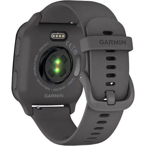 Garmin Venu Sq 2 Slate Aluminum Bezel with Shadow Gray Case and Silicone Band (010-02701-00/10/80) EG8020 фото