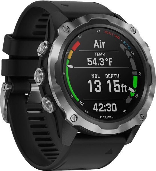 Garmin Descent Mk2 Stainless Steel with Black Band (010-02132-00/10) AK7197 фото