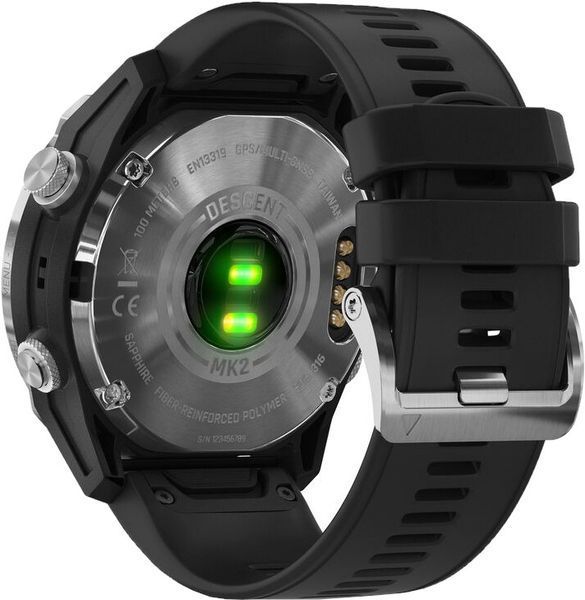 Garmin Descent Mk2 Stainless Steel with Black Band (010-02132-00/10) AK7197 фото