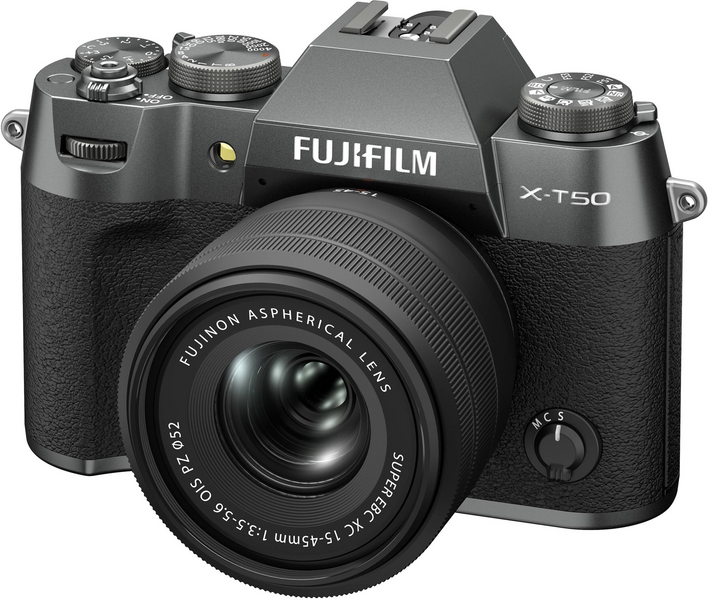 Fujifilm X-T50 kit 15-45mm f/3,5-5,6 Charcoal Silver (16828923) F2064 фото