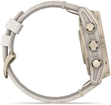 Смарт-годинник Garmin Fenix 8 43mm AMOLED Sapphire Soft Gold w. Fog Gray/Dark Sandstone S. Band (010-02903-10/11/18) PP1451 фото