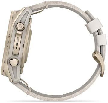 Смарт-годинник Garmin Fenix 8 43mm AMOLED Sapphire Soft Gold w. Fog Gray/Dark Sandstone S. Band (010-02903-10/11/18) PP1451 фото