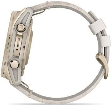 Смарт-годинник Garmin Fenix 8 43mm AMOLED Sapphire Soft Gold w. Fog Gray/Dark Sandstone S. Band (010-02903-10/11/18) PP1451 фото