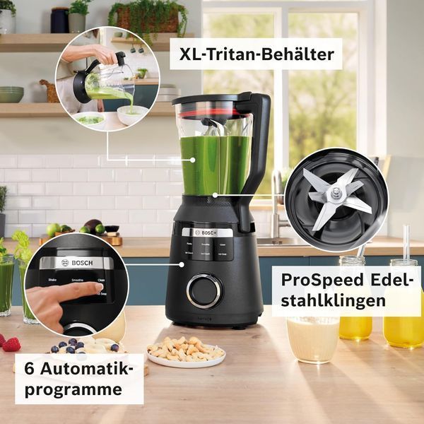Блендер стаціонарний Bosch MMB6652B AK4408 фото