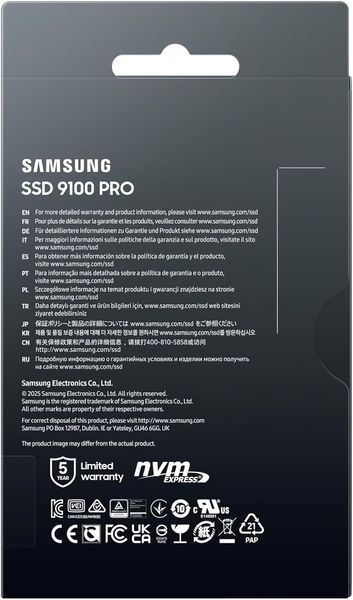 Samsung 9100 PRO 2 TB (MZ-VAP2T0B/AM) TX1050 фото