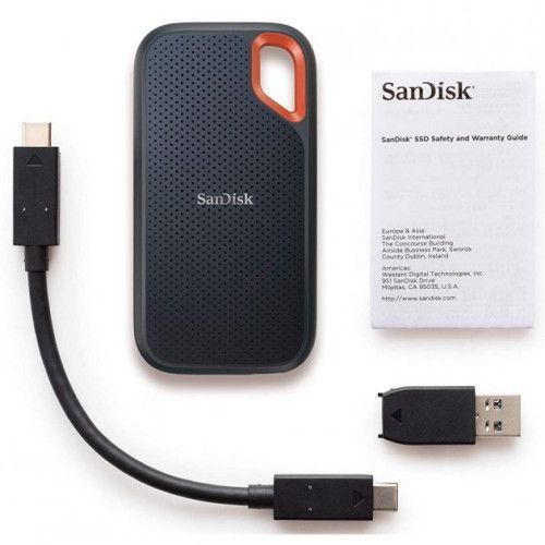 SSD накопичувач SanDisk Extreme Portable V2 1 TB Black (SDSSDE61-1T00-G25) AK4410 фото