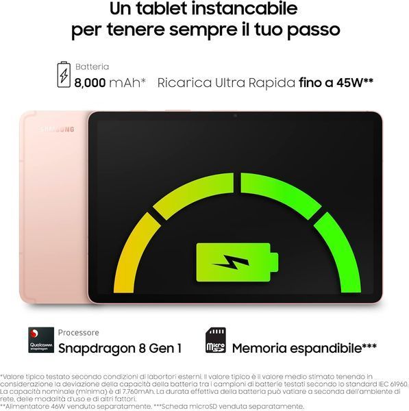 Samsung Galaxy Tab S8 11 8/128GB Wi-Fi Pink Gold (SM-X700NIDA) AC3407 фото