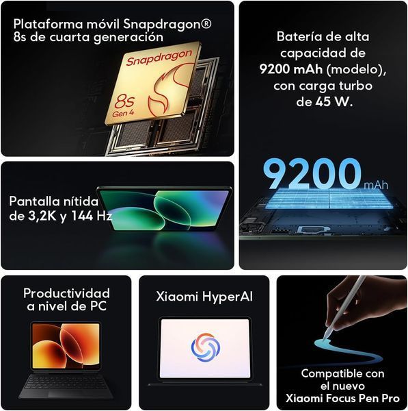 Xiaomi Pad 8 12/256GB Gray TX2065 фото
