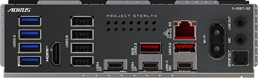 Материнська плата GIGABYTE X870 AORUS STEALTH VT4521XT фото