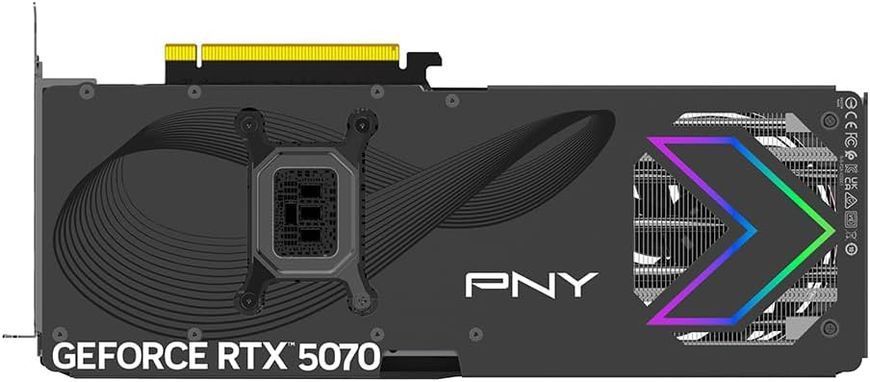 PNY GeForce RTX 5070 ARGB EPIC-X RGB Overclocked Triple Fan (VCG507012TFXXPB1-O) TX101TD фото