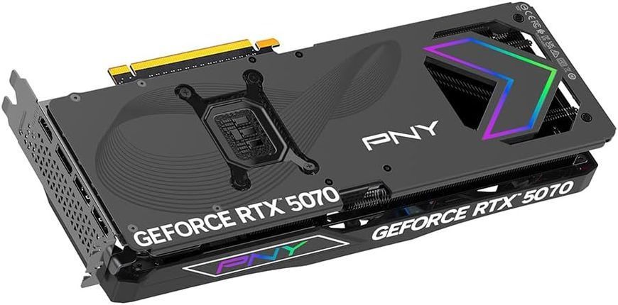 PNY GeForce RTX 5070 ARGB EPIC-X RGB Overclocked Triple Fan (VCG507012TFXXPB1-O) TX101TD фото