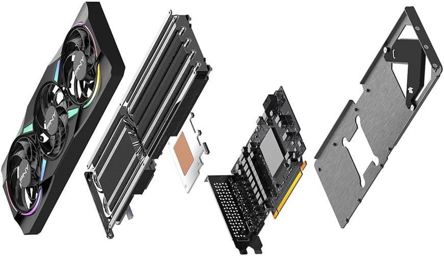 PNY GeForce RTX 5070 ARGB EPIC-X RGB Overclocked Triple Fan (VCG507012TFXXPB1-O) TX101TD фото