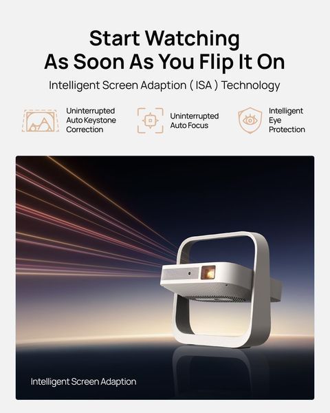 Мультимедійний проектор XGiMi Elfin Flip Plus (WK03C-Plus) D2241 фото