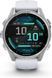Garmin Fenix 8 43mm AMOLED Silver with Whitestone Silicone Band (010-02903-00/06) XT1023 фото 2
