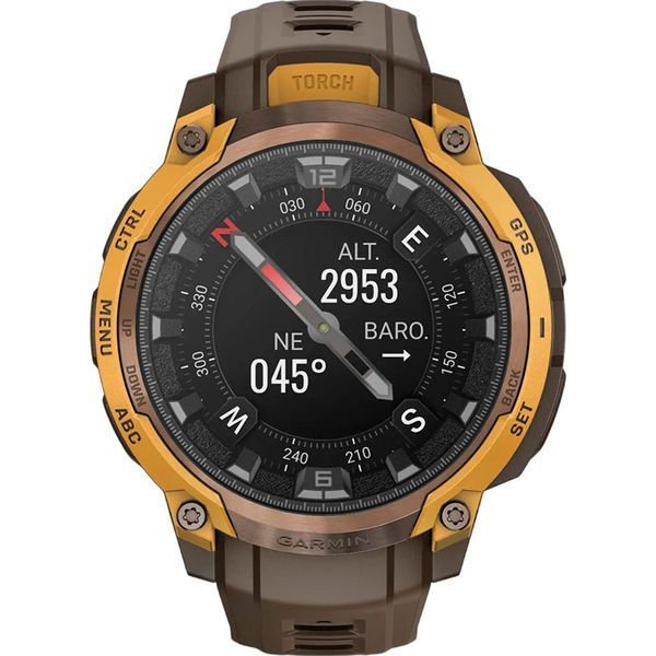 Смарт-годинник Garmin Instinct Crossover AMOLED Bronze/Sunburst (010-03398-01) XT2281 фото
