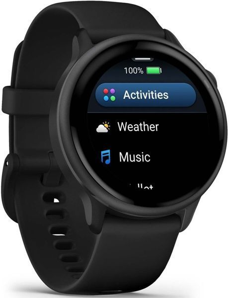 Смарт-годинник Garmin Vivoactive 6 Slate with Black Band (010-02985-00/40) D2267 фото